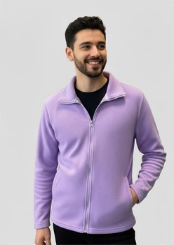Кофта мужская флисовая TvoePolo XXL Бузковий (7158-15xxl)