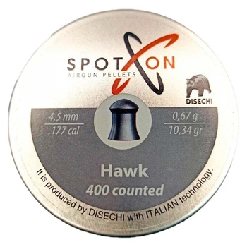 Кулі Spoton Hawk (4.5 мм, 0.67 гр, 400 шт.)