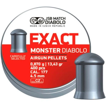 Кульки JSB Diabolo Exact Monster (4.52 мм, 0.87 г, 400 шт.)