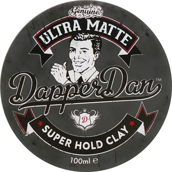 Глина для стилизации волос ультраматовая Dapper Dan Ultra Matte Super Hold Clay 100ml