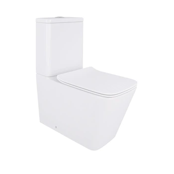 Унітаз-компакт Qtap Crow Eco безобідковий з сідінням Soft-close QTCRO27W48750 QTAP QTCRO27W48750
