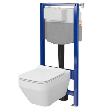 Комплект унитаз с инсталляцией QF CREA CLEANON CERSANIT AQUA S701-809