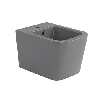 Биде подвесной 520x350x330 мм, Stone grey QTAP TERN QT17551303GSG