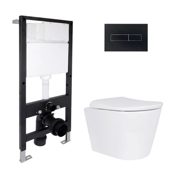 Комплект инсталляция с унитазом ML Ultra Quiet 490x365x325 Standard QTAP SCORPIO QTSCOML26W4962251698