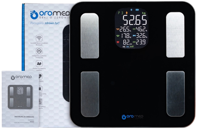 Ваги аналітичні Oromed Oro-Bluetooth Smart Чорні