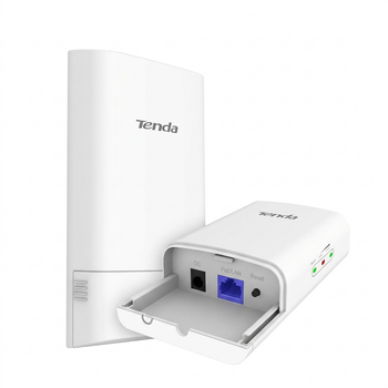 Комплект бездротового мосту Tenda O1-5G, зовнішня CPE точка доступу, дальність 1 км