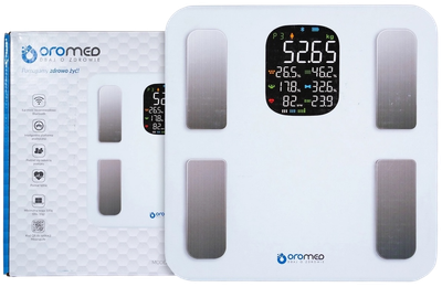 Ваги аналітичні Oromed Oro-Bluetooth Smart Білі