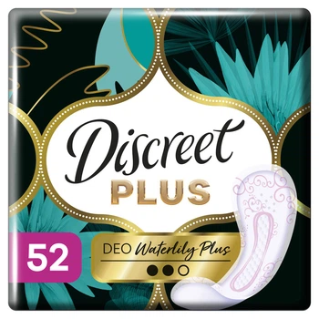 Щоденні прокладки Discreet Water Lily DEO Плюс 52 шт