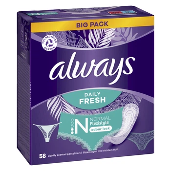 Щоденні прокладки Always Daily Fresh Normal Flexistyle 58 шт