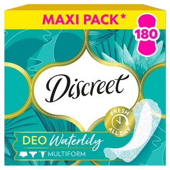 Щоденні прокладки Discreet Deo Waterlily 180 шт