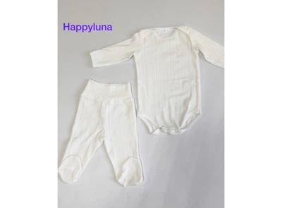 Комплект для немовляти Happy Luna жакард 56 см Сірий (7049-56)