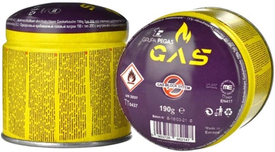 Картридж газовый Pegas Grupa 190 г (5903728882147/82147)