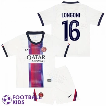 Детская футбольная форма PSG LONGONI 16 ПСЖ Paris Saint-Germain 2026-2027 Away 155 см - 165 см (set4903-139948-4)