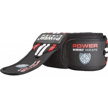 Бинт для спорта Power System Wrist Wraps PS-3500 Red/Black (PS-3500_Red-Black) Power System PS-3500_Red-Black 1079941