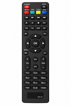 Пульт дистанційного керування для DVB-S2 тюнера U2C K3, U2C K0, U2C K3 mini, U2C K0 mini BASE