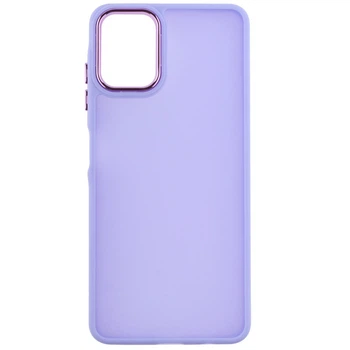 Чохол Fiji Lens для Samsung Galaxy A07s (A077) бампер матовий із захистом блока камер Violet