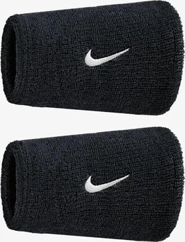 Напульсники Nike SWOOSH CLASSIC DOUBLEWIDE WRISTBANDS 2PK черный Уни One Size