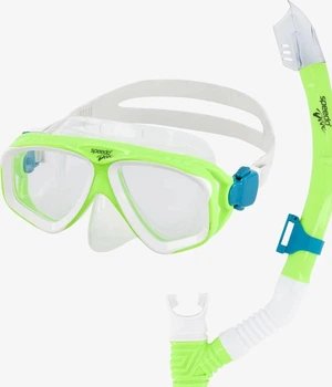 Набір маска і трубка Speedo JR ADVNT MSKSRKL SET 328 салатовий, прозорий Діт One Size