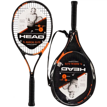 Ракетка для большого тенниса 27" HEAD Ti. Radical Elite 233402-3 grip-3 (титан, 27 дюймов, вес 265гр, черный-красный)