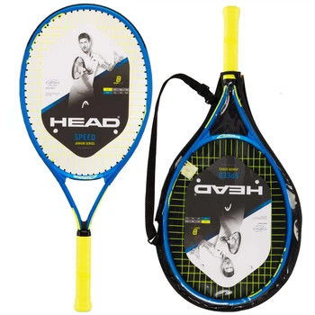 Ракетка для большого тенниса детская HEAD Speed Junior 230364-SC05 4-6лет 21" (графит, 21 дюймов, вес 180гр, синий)