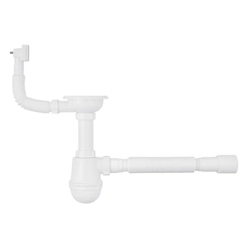 Сифон для кухонної мийки Agua KS02 3 1/2“х40/50мм (CV033462)