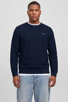 Світшот Alves Structure Jack&Jones темно-синій 7XL (sw-jj-010-dark-blue-3381)