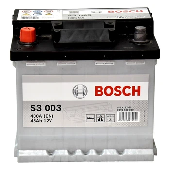 Аккумулятор Bosch S3 12V 45Ah 400A L+ (0092S30030)
