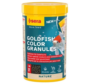 Корм для рыбок с воалевым хвостом Sera Goldfish Color Granules — 250 мл (90 г)