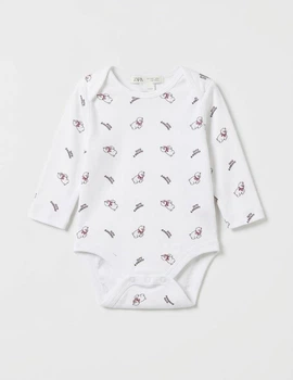 Дитяче боді для новонародженої дівчинки Zara 68 см Білий (25120909B4)