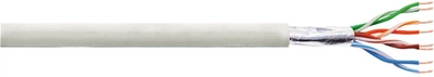 Патч-корд Logilink Cat 5e U-UTP 100 m Grey (4260113565490)