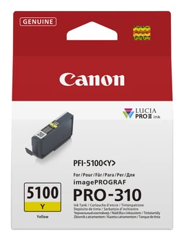 Картридж струменевий Canon PFI-5100 Y жовтий (6955C001)
