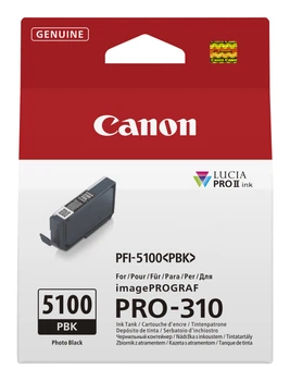 Wkład atramentowy Canon PFI-5100 PBK photo black (6952C001)