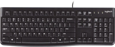 Klawiatura przewodowa Logitech K120 for Business USB Black (920-002524)