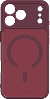 Чохол для смартфона Apple iPhone 18 Pro Max/17 Pro Max MAKE Shadow Magnet Burgundy (MCSDM-AI18PM/17PMRD)