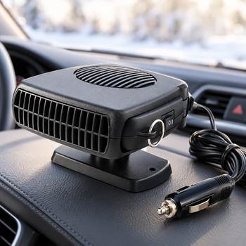 Автомобильный обогреватель и вентилятор Auto Heater Fan 703 / Двойной климат-контроль для салона 200Вт / Печь от прикуривателя 12В