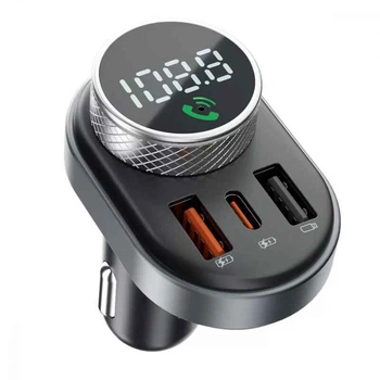 Автозаряджання Proove 30W Type-C і USB PD QC3.0 чорна для FM трансмітера (50881)