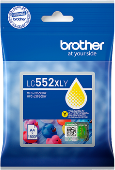 Картридж струменевий Brother LC552XLY жовтий (LC552XLY)
