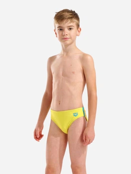 Подростковые плавки для мальчика Arena Swim Briefs Solid 008371-380 164 см Желтый/Бирюзовый (3468337741145)