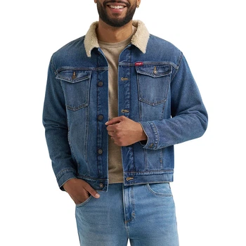 Тепла джинсова куртка Wrangler - Steel Blue XL (112373885)