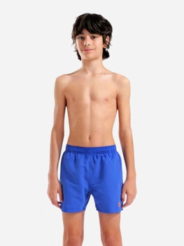 Подростковые шорты для купания для мальчика Arena Beach Boxer Solid R 006447-831 140 см Синие (3468337735175)