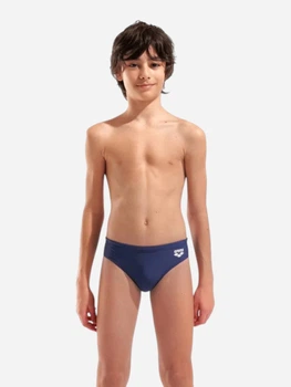Подростковые плавки для мальчика Arena Tales Swim Briefs 009086-701 140 см Синий/Белый (3468337648291)