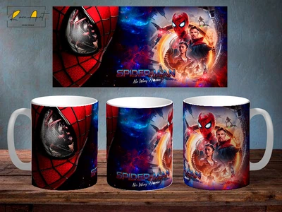 Чашка с принтом «Spiderman 19» Біла 330 мл