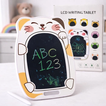 LCD планшет для рисования цветной 8,5 дюймов детский доска для творчества и обучения с функцией быстрого очищения экрана одной кнопкой