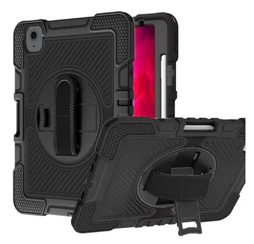 Чохол Carbon Armor Cover Tablet на Apple iPad Pro 11" (2020) / захисний чохол для планшета з ремінцем в комплекті / (чорний)