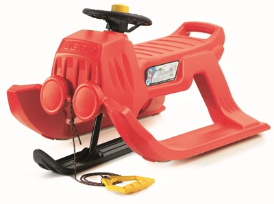 Зимние санки Prosperplast JEPP CONTROL пластиковые 89х52х45 см красные