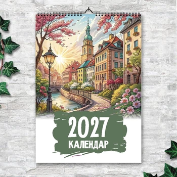 Календарь A3 перекидной настенный Скетчи 13 листов ENTERSTORE (art. 269011)