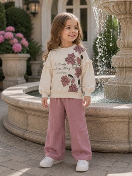 Комплект Peony Kiddo пудровый 104 см