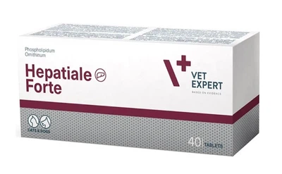 Харчова добавка для котів і собак Vet Expert Hepatiale Forte (захист та підтримка печінки) - 40 таб