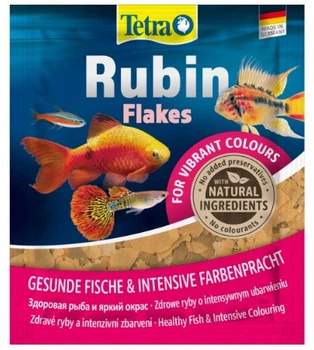 Корм для аквариумных рыб хлопья для окраса Tetra Rubin Flakes 12 г