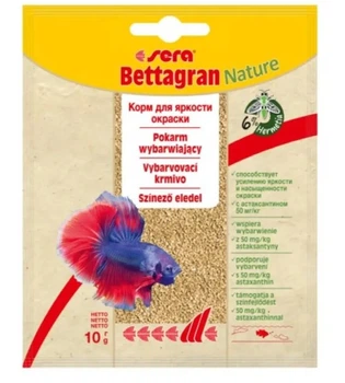 Сухой корм для рыб Sera bettagran Nature для петушков - 10 гр